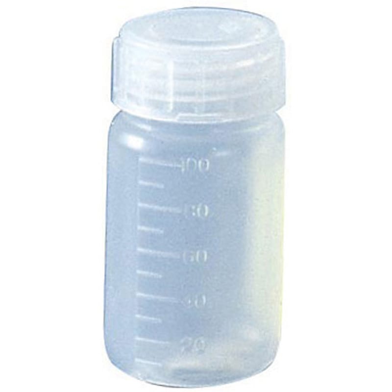 PF-100CS(100mL 200本) PP広口瓶(中栓なし) サンプラテック 100mL 入数200