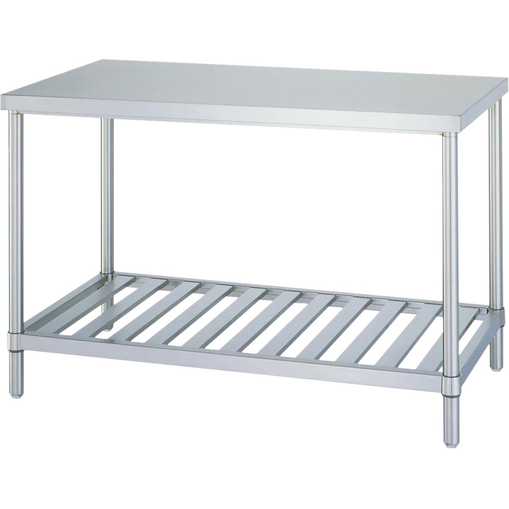 パイプ脚 作業台 スノコ棚 片面引出付 WDS-6060 ポイント20倍パイプ脚 作業台 スノコ棚 片面引出付 WDS