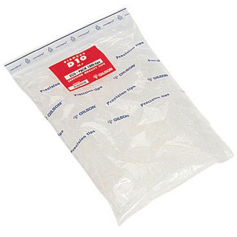 D10V(0.1～10μL 10000本) ダイヤモンドチップ EcoPack GILSON(ギルソン) 滅菌― 入数1000本×10袋 容量0.1～10μL 20,986円