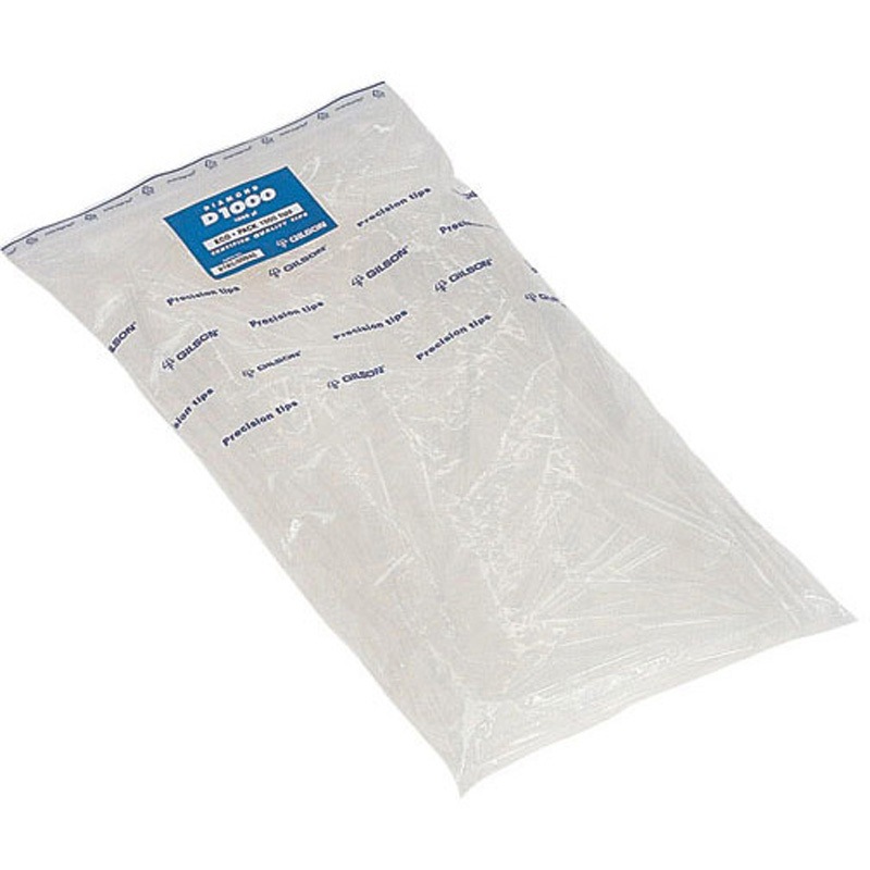 D1000V(100～1000μL 10000本) ダイヤモンドチップ EcoPack GILSON(ギルソン) 滅菌― 入数1000本×10袋 容量100～1000μL