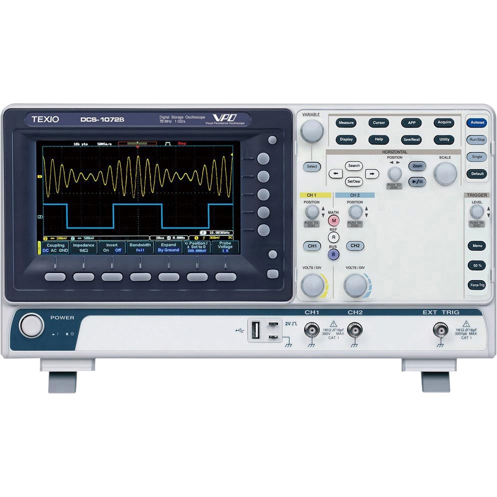 DCS-1072B デジタルストレージオシロスコープ テクシオテクノロジー 周波数帯域70MHz  1個(1個) DCS-1072B
