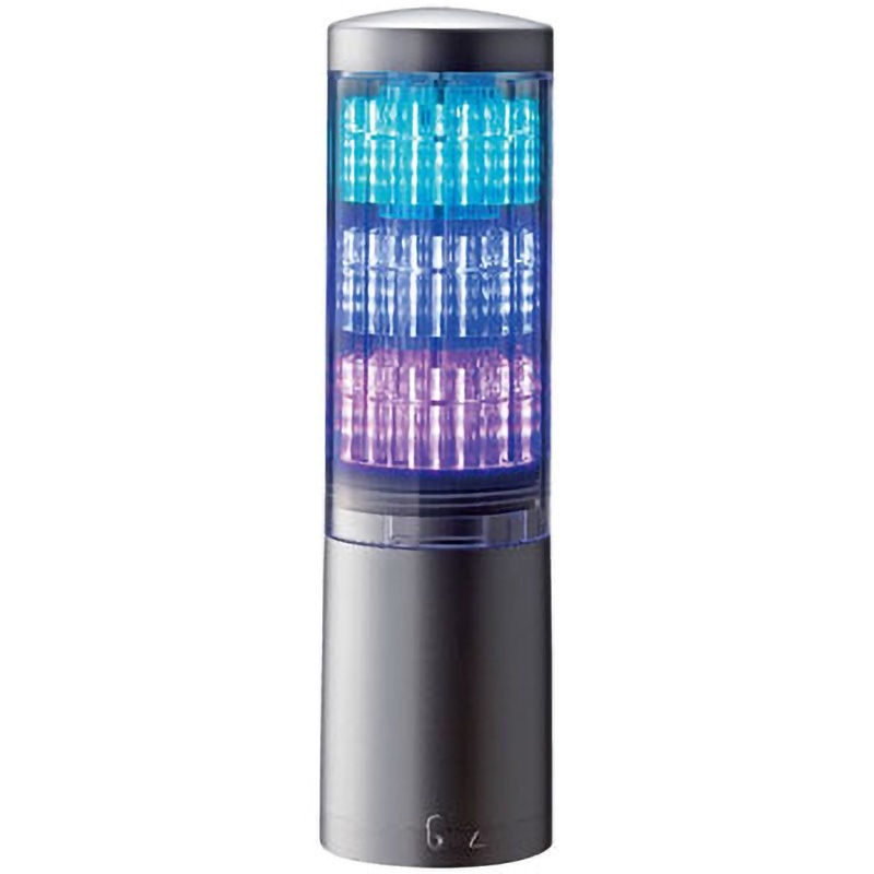 LA6-3DTNUN-RYG 積層情報表示灯 LA6シリーズ PATLITE(パトライト/旧:春日電機) 光源LED 3段 赤/黄/緑配列   LA6-3DTNUN-RYG