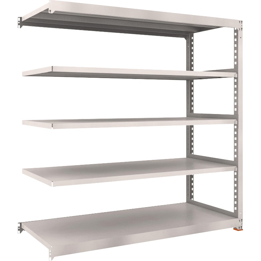 M3-6675BSFC M3型中量棚 連結型 免震樹脂ベース付 高さ1800mm TRUSCO ネオグレー色 5段 荷重300kg/段 奥行731mm  M3-6675BSFC 42,887円