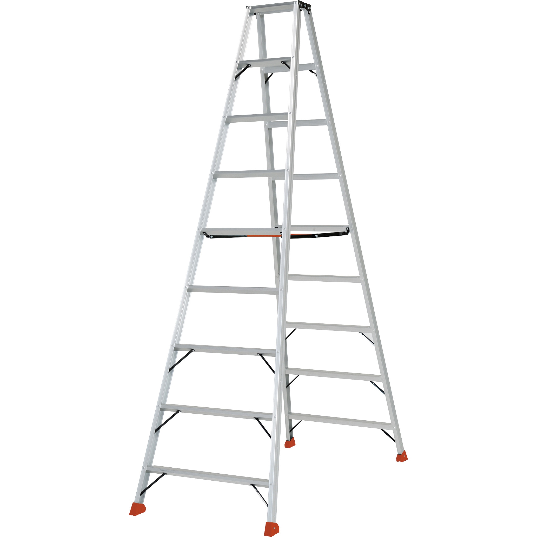 TSK-270 軽量専用脚立 TRUSCO 天板高さ2.56m踏ざん踏面幅55mm  TSK-270