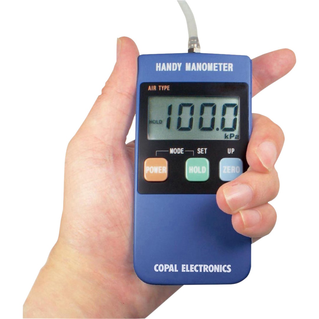 PG-100N-102R ハンディマノメーター ニデックコンポーネンツ 電源:単4電池×2(付属) 寸法55×16.9×110mm 1個(1個) PG-100N-102R