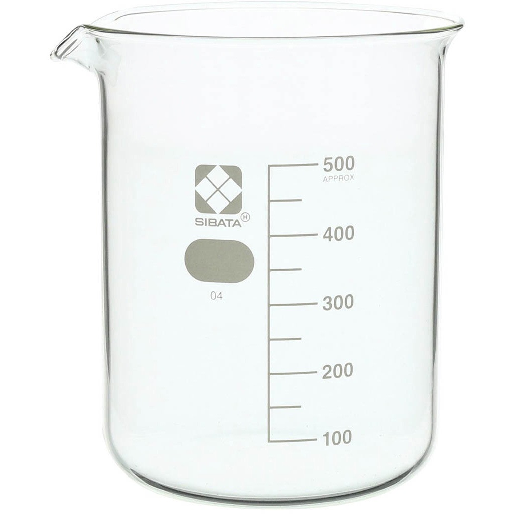 500mL(10個組) ビーカー(SIBATA) SIBATA(柴田科学) 500mL  1組(10個)
