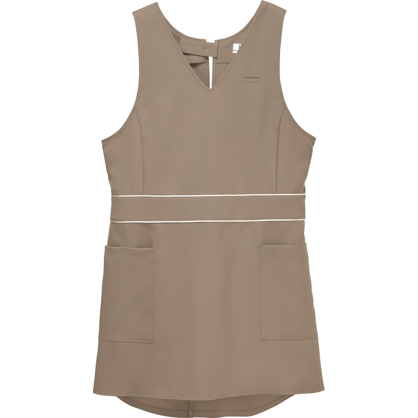 00919-76 エプロンドレス ボストン商会 材質ポリエスエル100% モカ色 サイズL  00919-76 6,262円