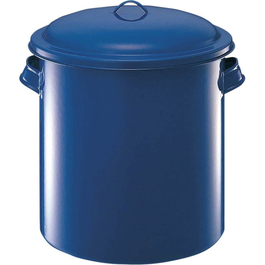 H-07(15L) ホーローフタ付タンク ケニス 15L  1個(1個)