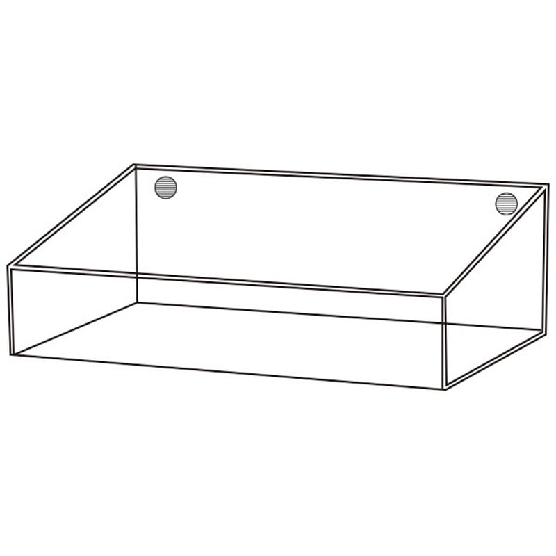 56997-1A サンプルケーススタンドワイド用アクリルケースのみ 友屋 1台