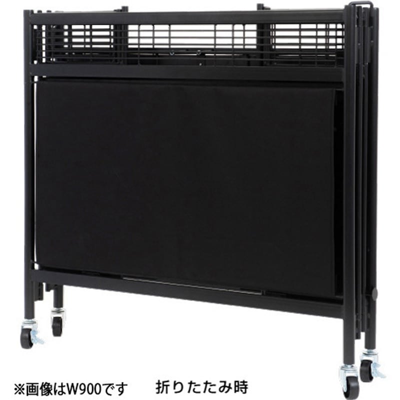 40669BLK 中折れ式ワゴン 1台 友屋 【通販モノタロウ】