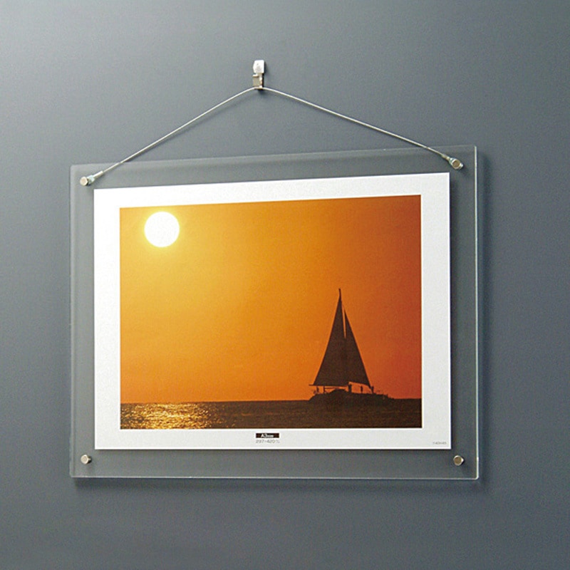 52853A3X アクリル製ピクチャーフレーム(壁掛) 1枚 友屋 【通販モノタロウ】 5,330円