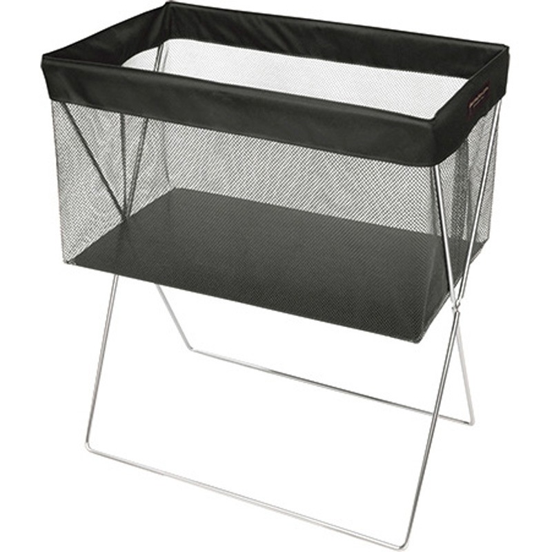 61994-01 サイドワゴン浅型メッシュ 友屋 ブラック色   61994-01