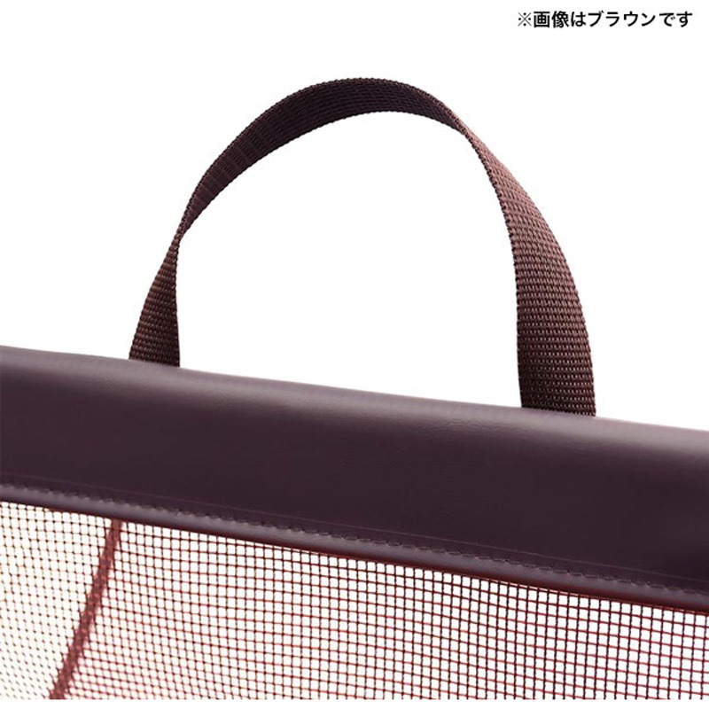 サキ 手荷物入れ セルフワゴン メッシュ×レザー調 ホワイト R-358 3点 Amazon｜サキ 手荷物入れ セルフワゴン メッシュ×レザー調 PVC