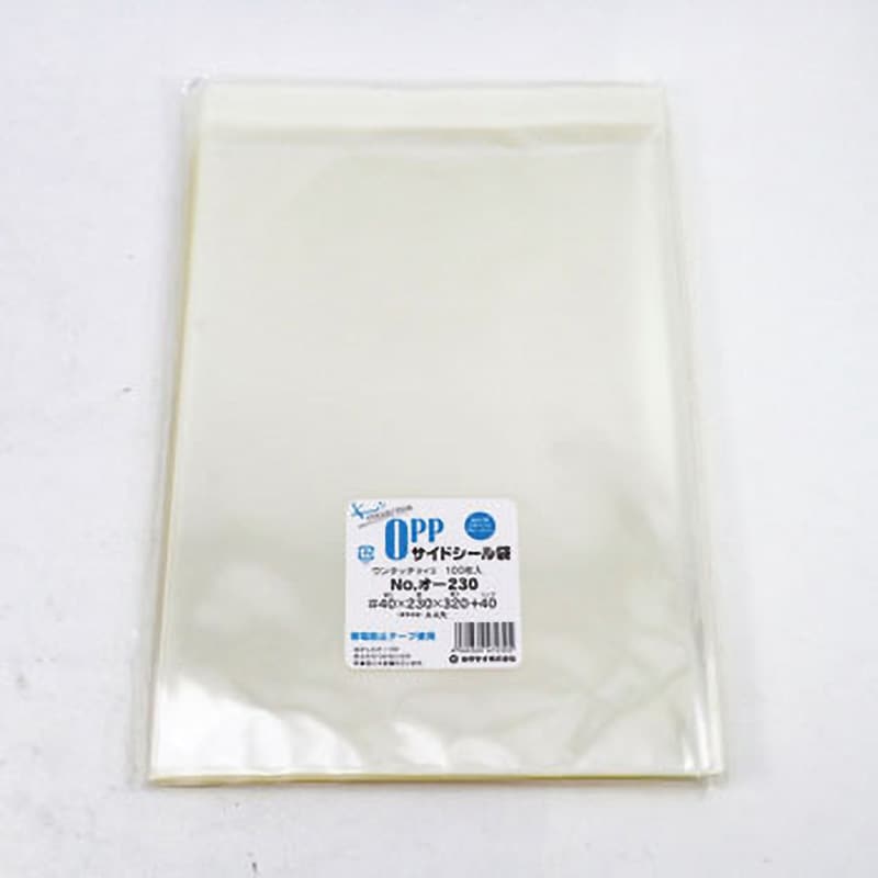 シモジマ ヘイコー 透明 OPP袋 クリスタルパック 22×40cm 100枚 S22-40