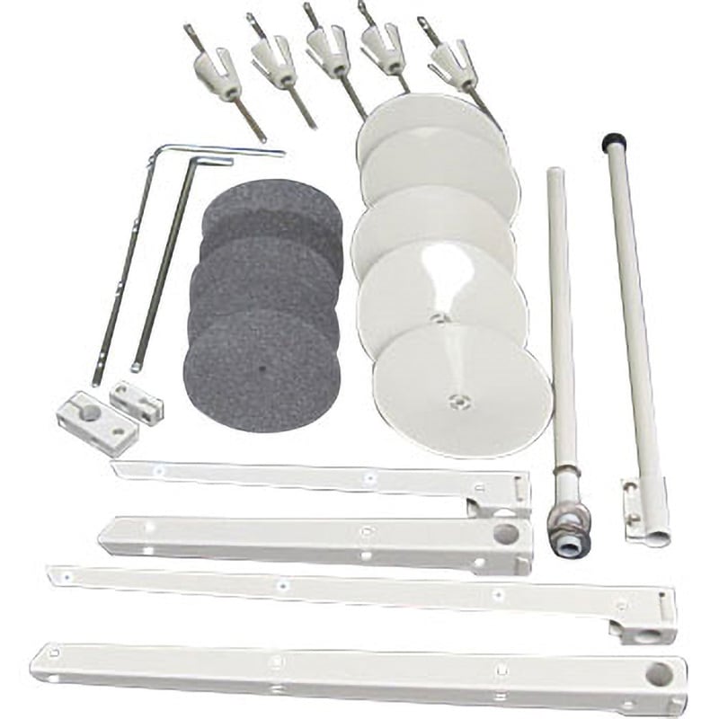 糸立 5本用 テーブル貫通式 中間糸案内付 1台 ノーブランド 【通販モノタロウ】