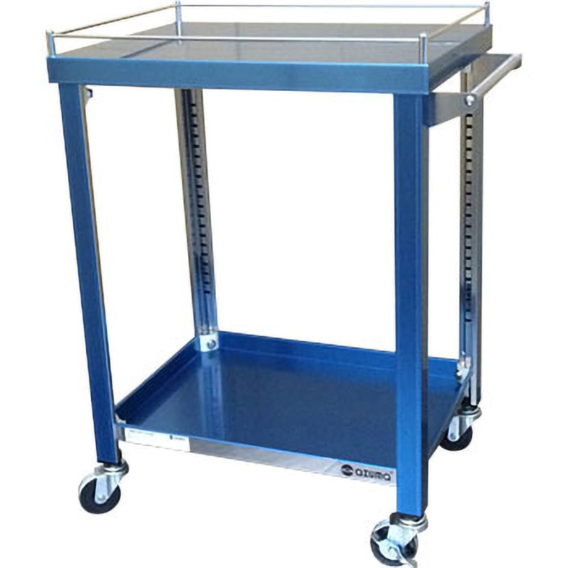 4GWG2-600K ステンレスワゴン(中棚無し/4方コボレ止め付天板) 東製作所 2段 間口600mm奥行450mm全高800mm