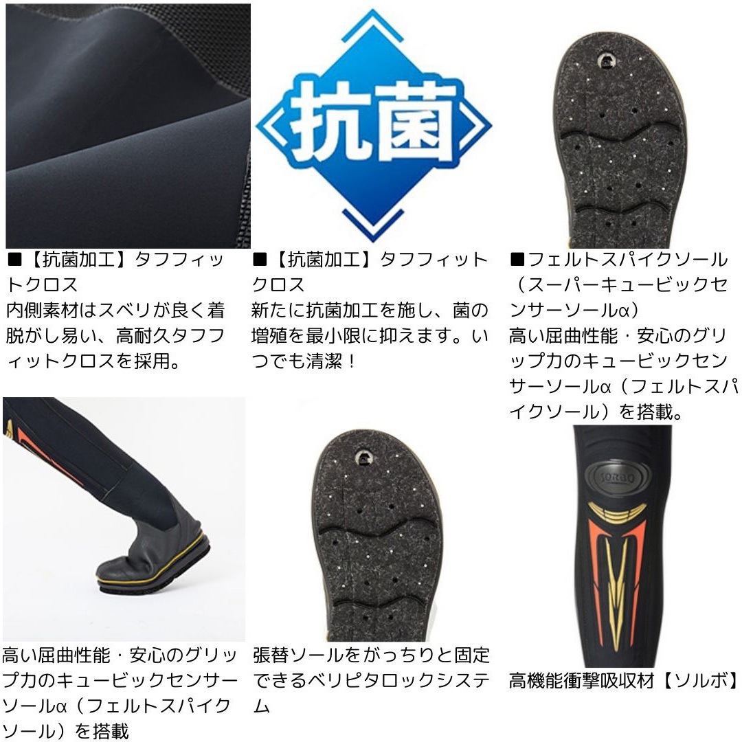 ダイワ スリムウェーダー DSW-4201VR（先丸中割） ブラック LA-L