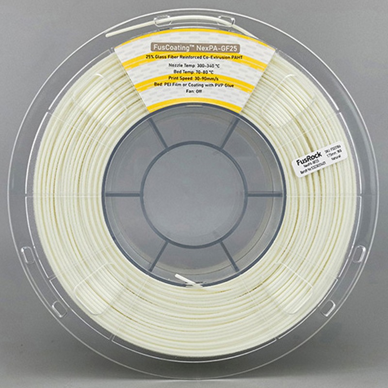 FS05163 3DプリンターフィラメントNexPA-CF25 1000g ブラック FusRock 1個 FS05163