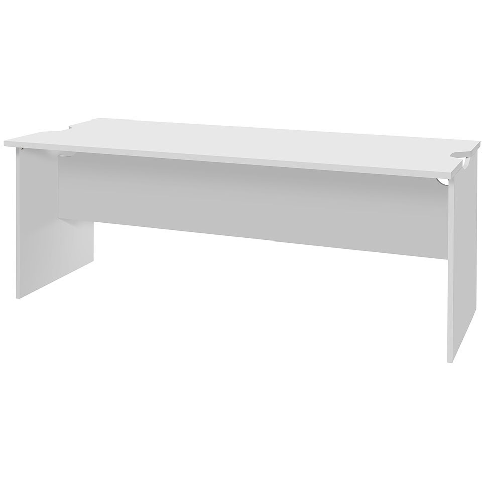 RFTLC-1875WH-MH テンポ ローカウンター 幕板ハーフ W1800×D750 アール・エフ・ヤマカワ ホワイト色 高さ720mm  RFTLC-1875WH-MH