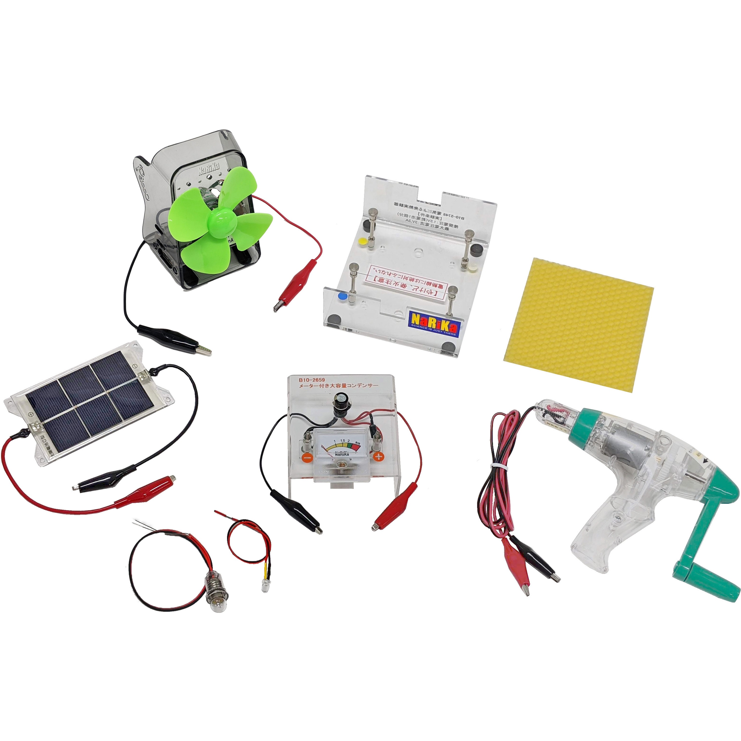 B10-2689-06 発電と蓄電 ナリカ 型式:信州教育セット SK-2 長さ(電熱線)各80mm  B10-2689-06