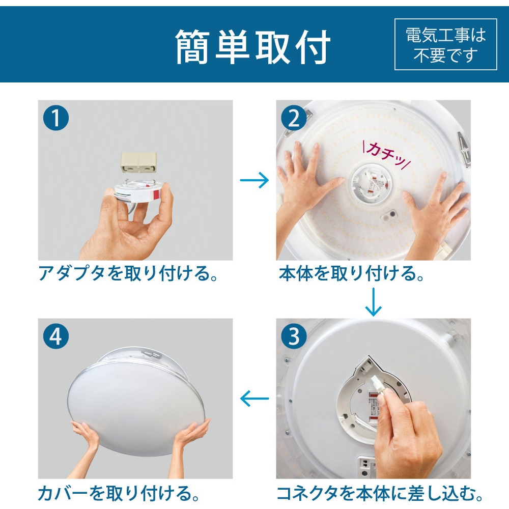 ☘️未使用品☘️LED シーリングライト 直径40cm Ra90 高演色性 高品質 高効率 超高演色 Ra90+ 20W ハイパワーLED 白色 白
