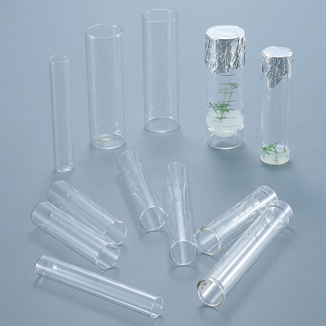 B-4(60mL 100本) 培養試験管 マルエム[理化学・容器] 直口(リムなし) 60mL  1箱(100本)