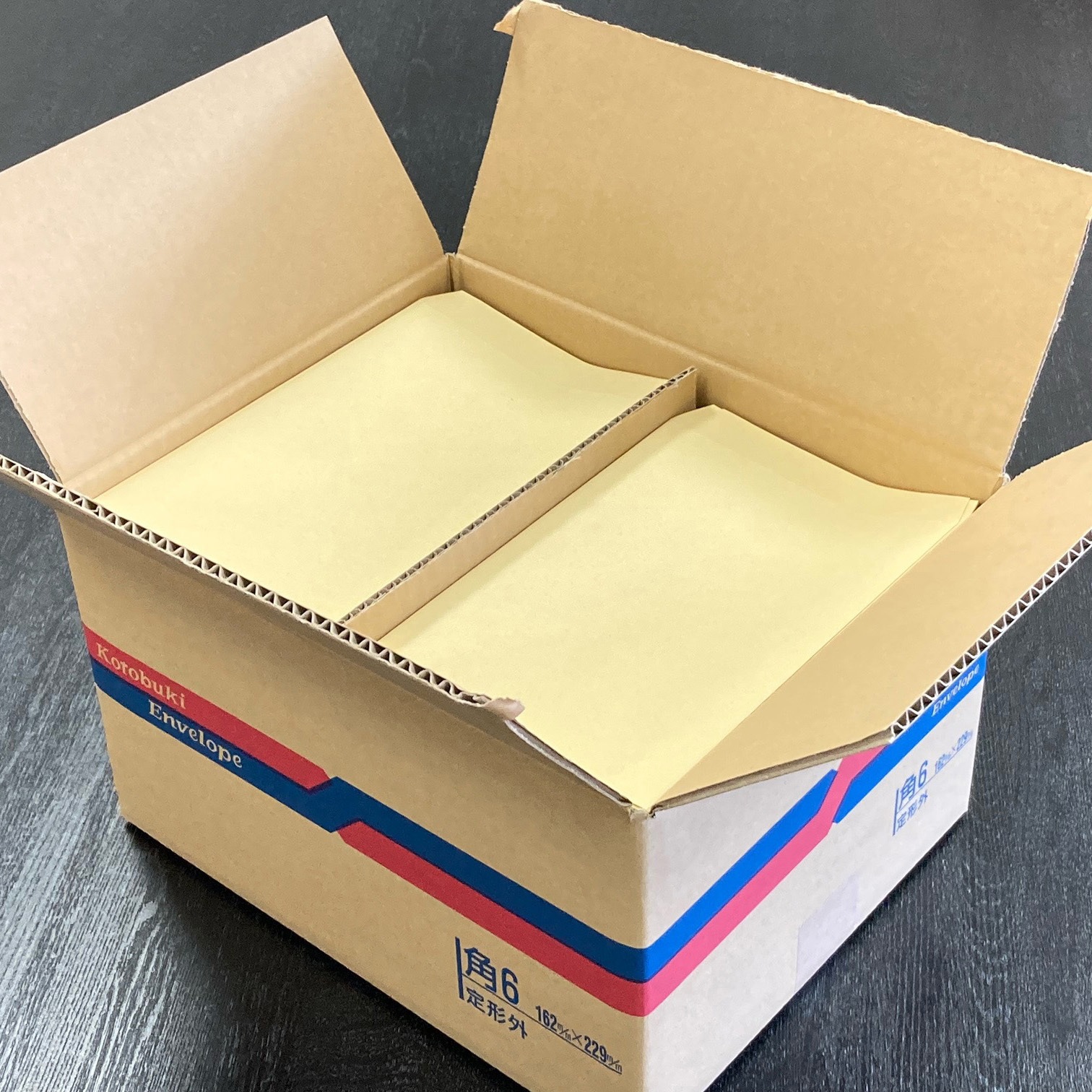 3336 森林認証クラフト封筒 壽堂紙製品 サイド貼り 紙厚70g/m<sup>2</sup>  1箱(1000枚)