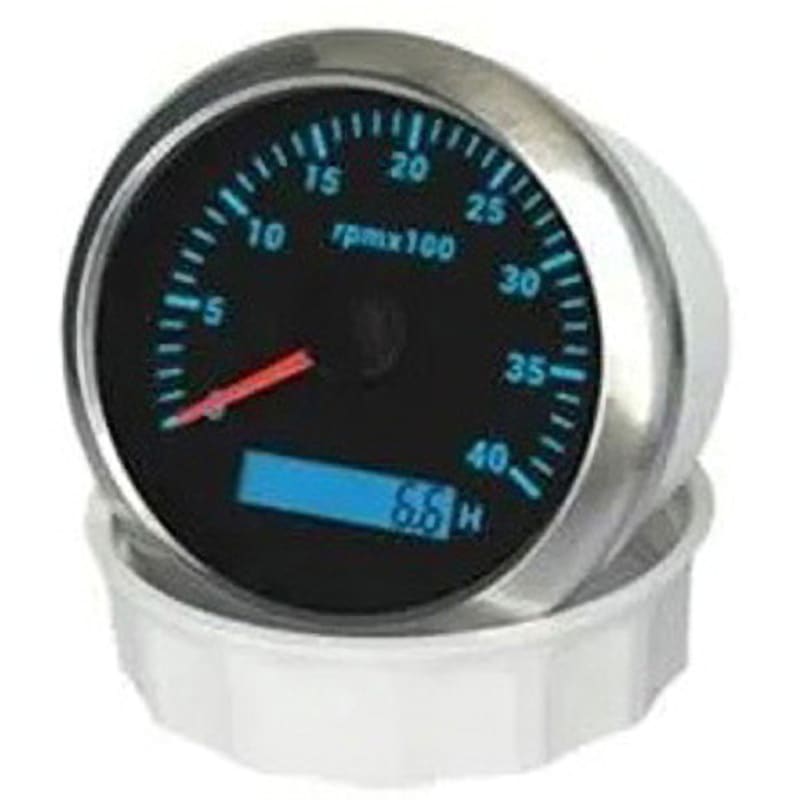 MTM-4000 タコメーター 4000rpm 回転計 マリンテック 寸法85×85×55mm 1式