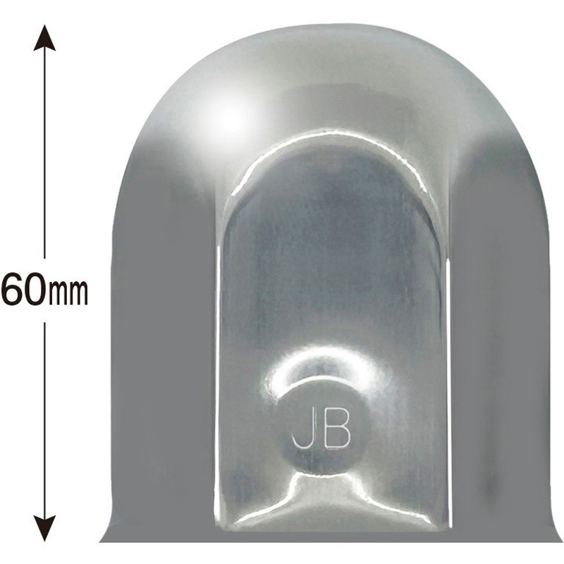 SNC-26 ステンレス ナットキャップ JIS41mm×H60mm 1パック(8個) JB
