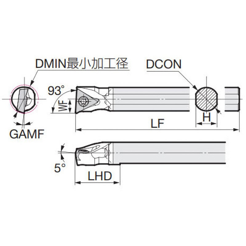ホルダ C-STUP 住友電工ハードメタル 内径加工用 【通販モノタロウ】