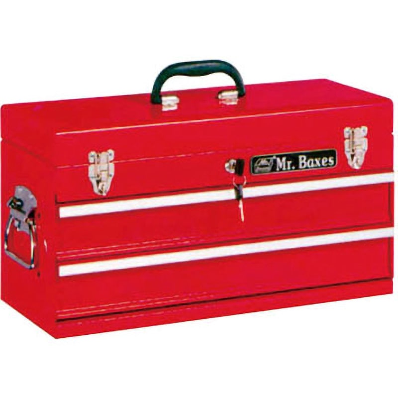 EP212LX Mr.Baxes 2段引出しポータブルツールチェスト E-MAKE 外寸法533×220×287mm  EP212LX