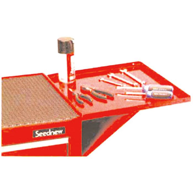 ☆空間効率と機能性2段式布製キャビネット付きサイドテーブル ☆空間