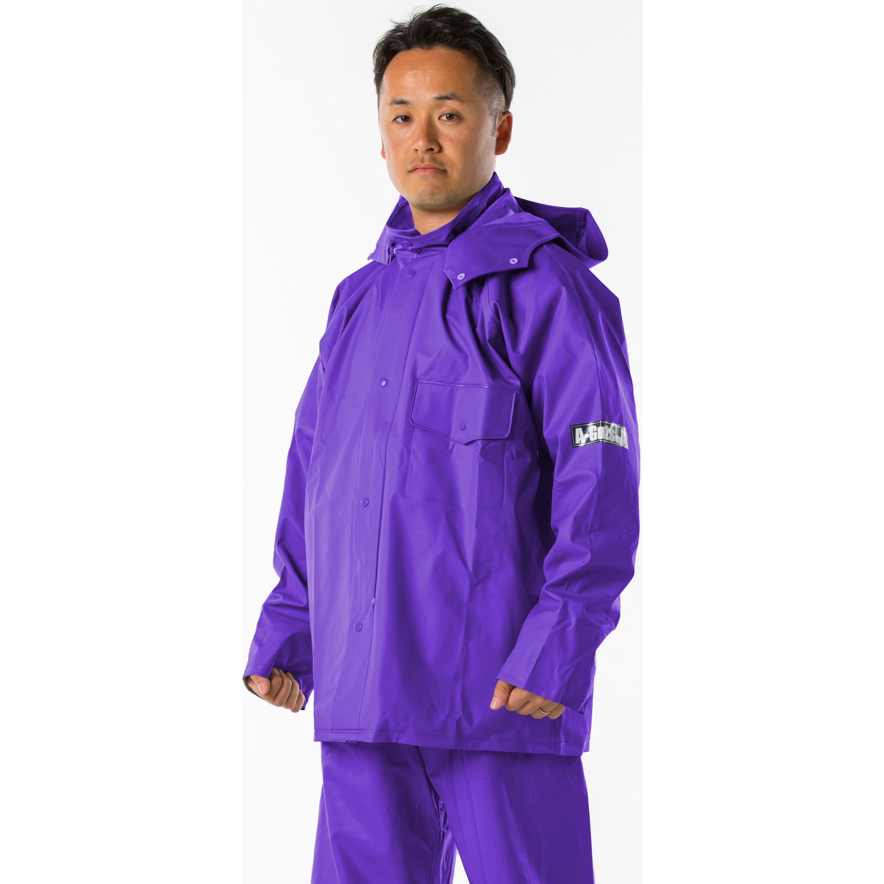AG-35JF エースガッツジャケットファスナー コヤナギ パープル色