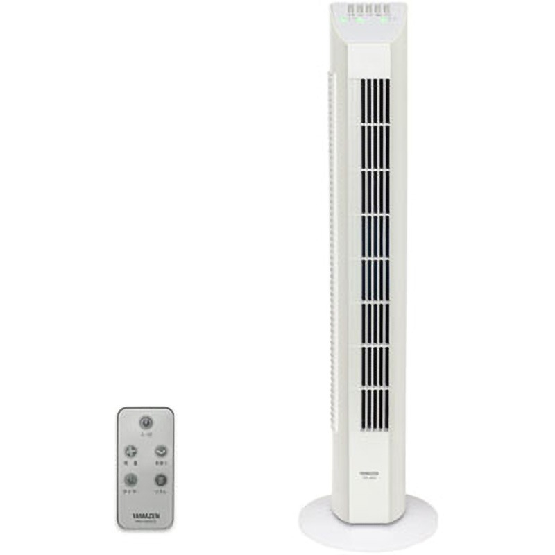【送料無料】[山善] 扇風機タワーファン ホワイト YSR-J802(W) 山善 扇風機 タワーファン 風量3段階 タイマー付 YSR-J802
