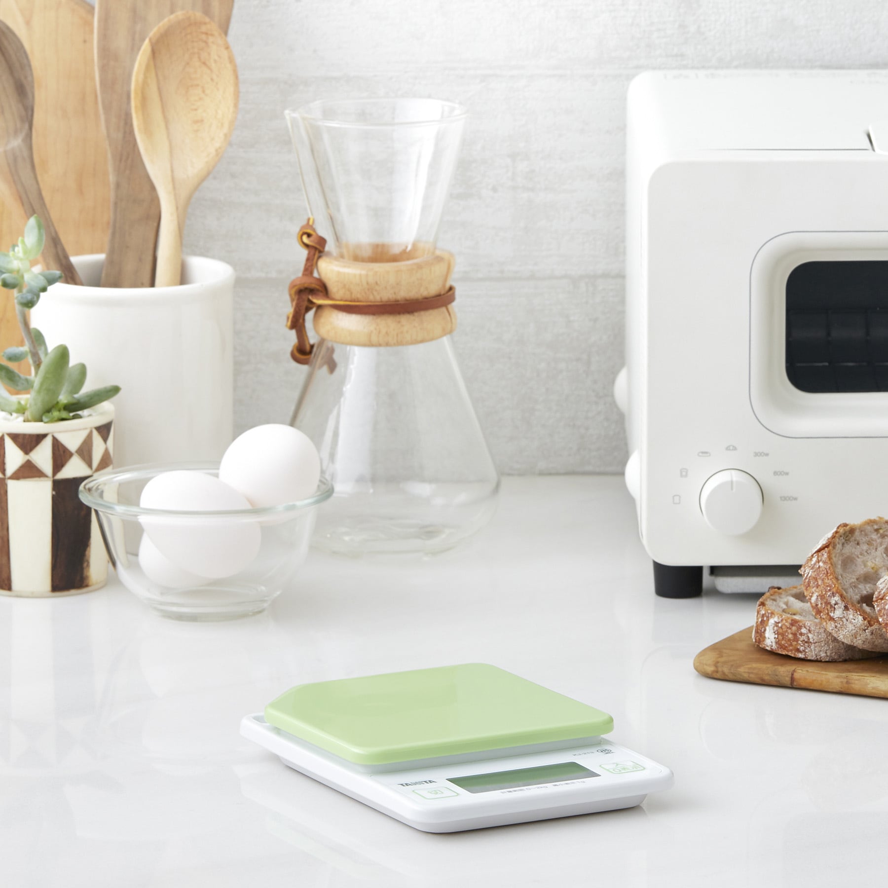 ホームベーカリー デジタル表示 ドリテック キッチンスケール 2kg 1g単位 クッキング スケール