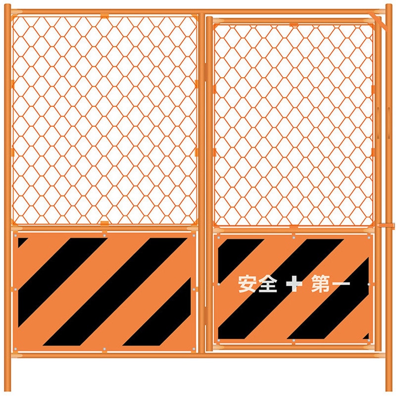 1104-5201-12 扉付ガードフェンス 1台 グリーンクロス 【通販モノタロウ】 10,625円