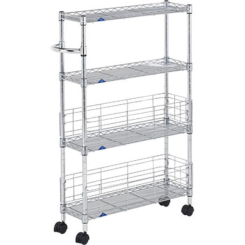 MD2090-4W ワゴン Luminous(ルミナス) 4段 高さ940mm間口195mm奥行595mm  MD2090-4W