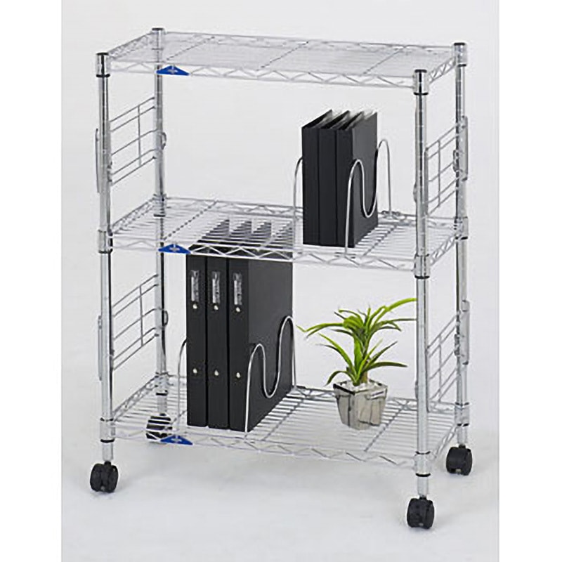 ルミナス　ブックスタンド　本棚　8段　18mm　サイドバー&全面シート付 ルミナス ブックスタンド 本棚 8段 18mm サイドバー&全面シート付