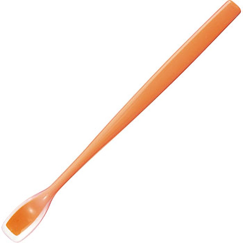 SS-034 シリコンスプーン 川崎合成樹脂 洋食器 オレンジ色 質量19g