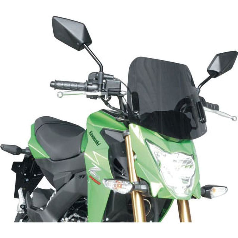 ミドルスクリーン スモーク色 主な適合車種KAWASAKI Z125PRO(2BJ-BR125H) KZ-03