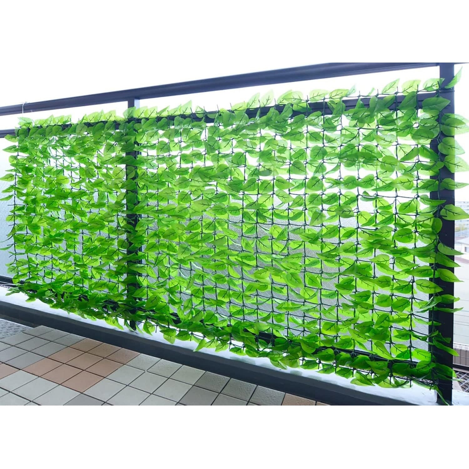 LLH-12C(LG) リーフラティス 約100×200cm 1セット YAMAZEN(山善