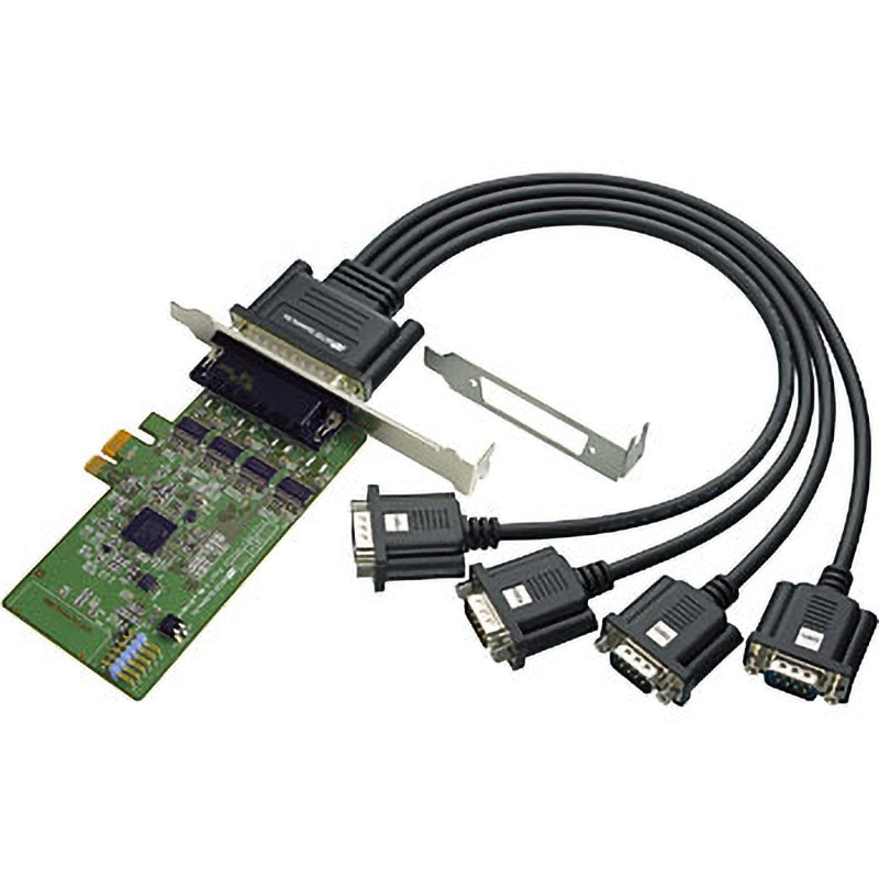 REX-PE64D 4ポート RS-232C・デジタルI/O PCI Expressボード 1個 ラトックシステム 【通販モノタロウ】