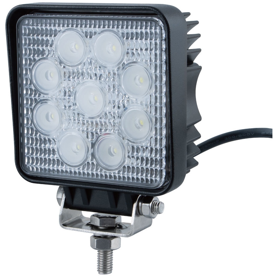 526804 WL-03 LED9 ハイパワーワークランプ 角型 27W 1個 JET INOUE