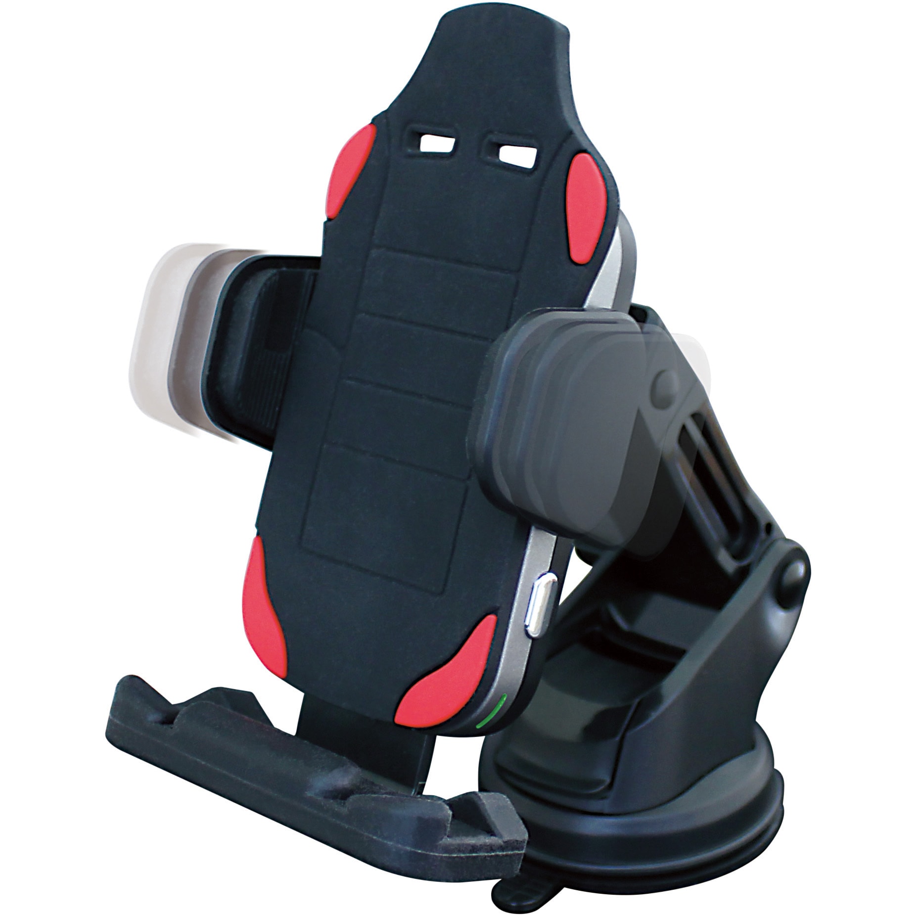 D-2182 オートピックQi(チー)キャパシタ内蔵・バケットシート DELTA(デルタ) ブラック&レッド色