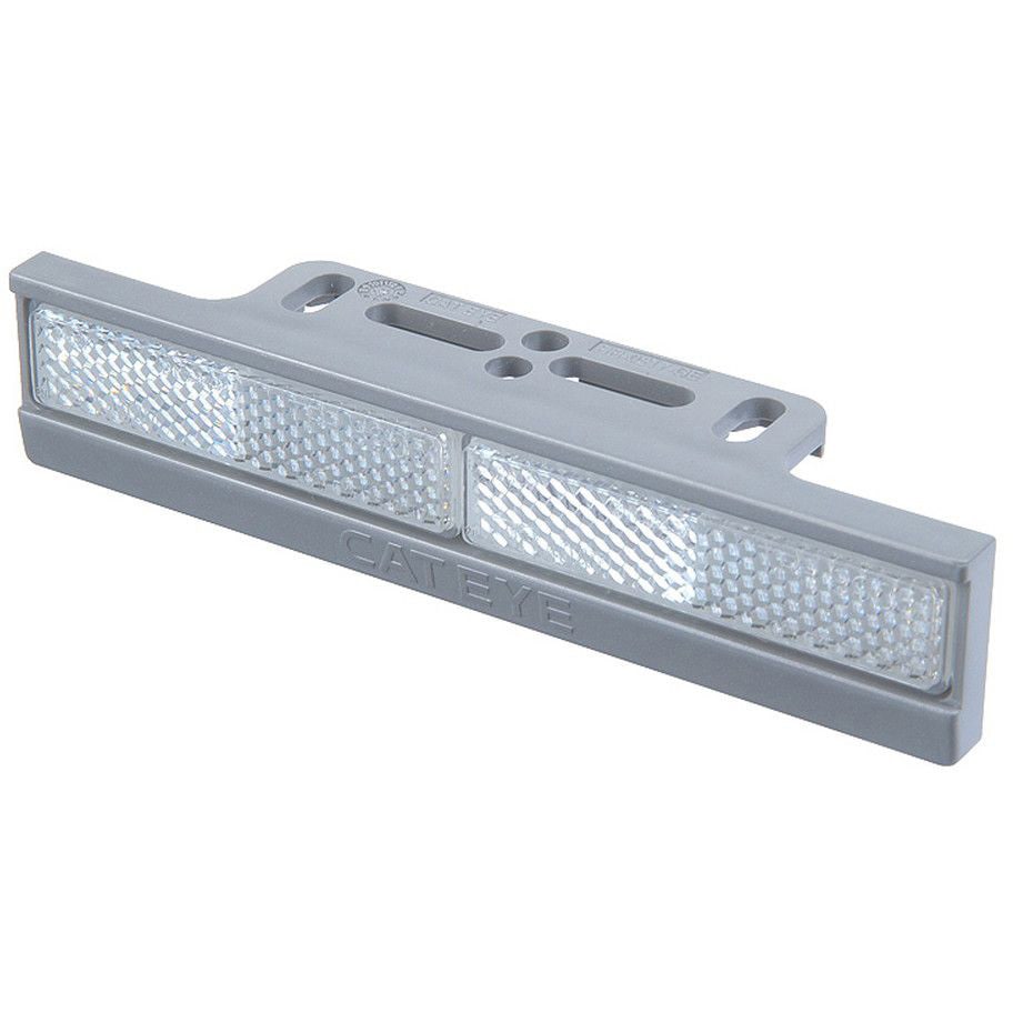 RR-0217-GEW 前カゴ 下面取付リフレクター 金具付 CATEYE グレーボディ