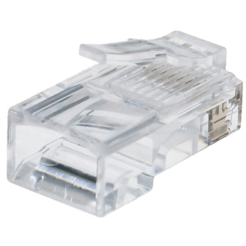 JEFCOM モジュラープラグカバー MJC-8BL & M5E-1P-855 M5E-1P-855H カテゴリー5eモジュラープラグ(単線・より線共用タイプ) 1