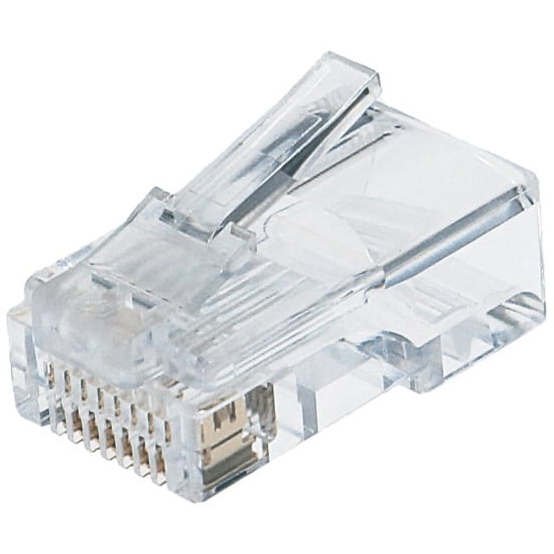 TP-M5E-1P-855 カテゴリー5eモジュラープラグ(単線・より線共用タイプ) 1箱(300個) DENSAN(デンサン/ジェフコム) 【通販モノタロウ】