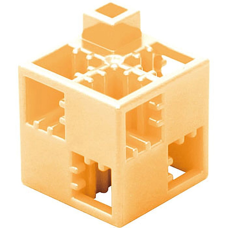 （まとめ）Artecブロック 基本四角 100P 黄〔×3セット〕