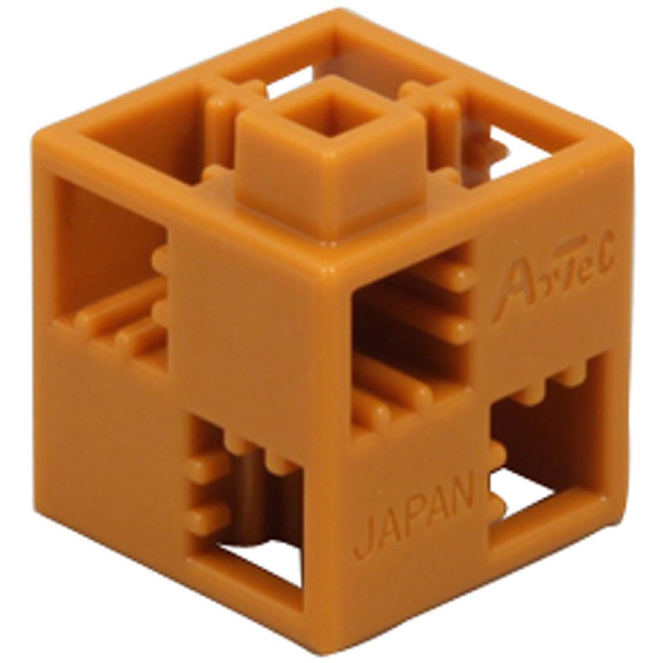 77752 Artecブロック 基本四角 アーテック[学校教材・教育玩具] 茶色
