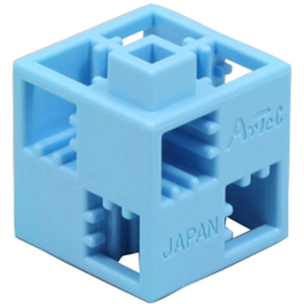（まとめ）Artecブロック 基本四角 100P 青〔×3セット〕 まとめ）Artecブロック 基本四角 100P 青×3セット